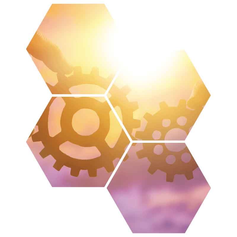 octagon image of gears