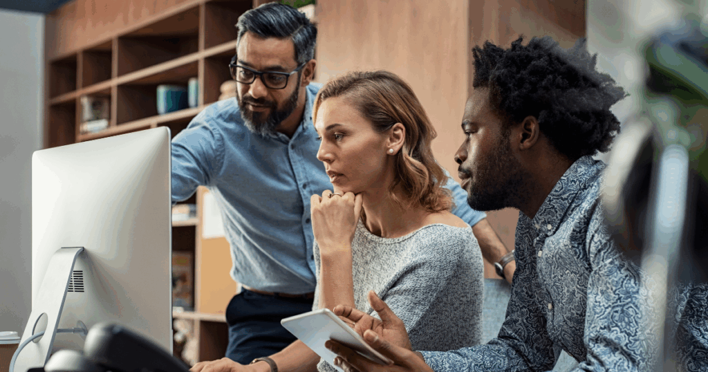 The manager is creating a culture of cyber vigilance and training employees.